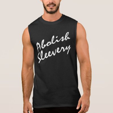 Abolish Sleevery Sleeveless Circuit Party Fun Camp Sleeveless T-shirt