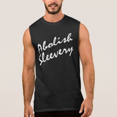 Abolish Sleevery Sleeveless Circuit Party Fun Camp Sleeveless T-shirt