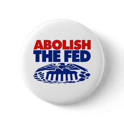 Abolish the FED Pinback Buttons by glenndesigns