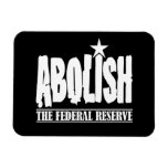 Abolish The Fed Rectangle Magnet