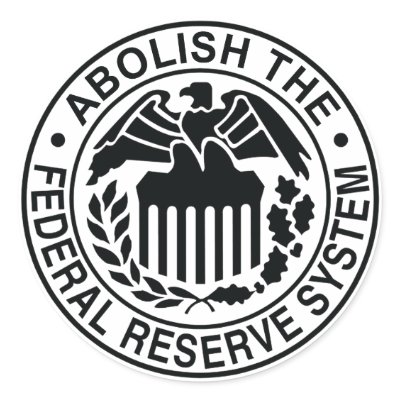 Abolish The Federal Reserve Stickers by libertyoutfitters