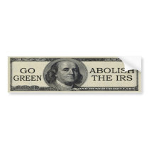 Abolish the IRS bumper sticker