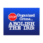 Abolish the IRS! Post Cards