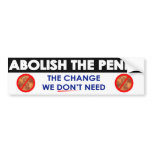 Abolish the Penny Bumper Sticker