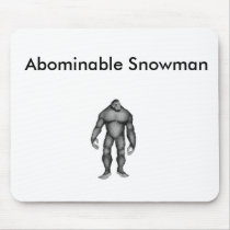 Abominable Snowman Mousepad