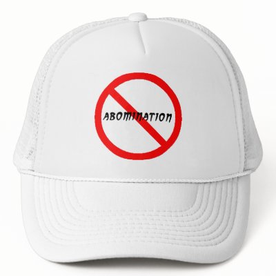 Abomination Hat by DefinedByFaith