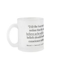 Abood v Detroit Board of Education 431 US 209 1977 Coffee Mug