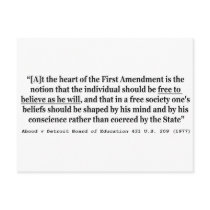 Abood v Detroit Board of Education 431 US 209 1977 Post Cards