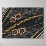 Aboriginal Art Canvas - Lost Tribes posters