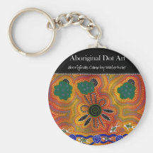 Aboriginal Artwork Keychain