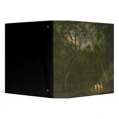 Aboriginal Coroboree in Van Diemen's Land 3 Ring Binders by bridgemanart