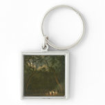 Aboriginal Coroboree in Van Diemen's Land Key Chains