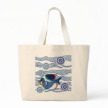 Aboriginal Dot Art Fish-01 Canvas Bags
