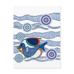 Aboriginal Dot Art Fish-01 Postcards
