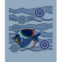 Aboriginal Fish-01 t-shirts