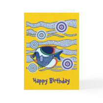 Aboriginal Fish Greetings 4 cards by ArtbyJean Aboriginal Fish Greetings 4 cards
