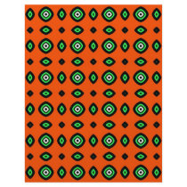 aboriginal folk pattern full color flyer