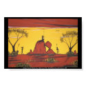 Aboriginal Landscape painting By Glen Evans posters
