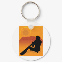 Aboriginal Silhouette keychains