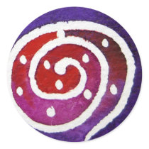 Aboriginal Snail II Sticker