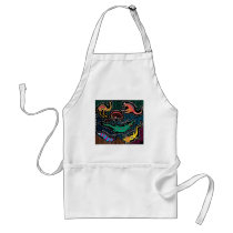 Aboriginal style aprons