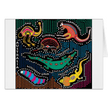 Aboriginal style cards