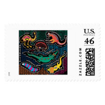 Aboriginal style postage