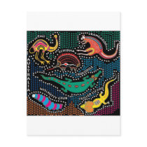 Aboriginal style post card