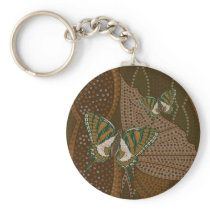 Aboriginal Swallowtail Keychain