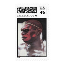 Aboriginal Warrior postage by nefera Aboriginal Warrior postage