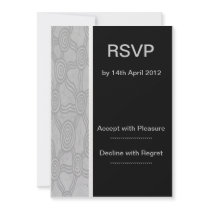 Aboriginal Wedding RSVP Winter Dreaming Personalized Invitations