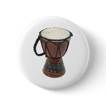 AboriginalDrum083109 Pinback Buttons