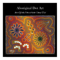 Aboriginals Dance Near Camp Fire posters