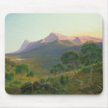 Aborigines by a Fire before Mount William Mouse Pads