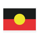 aborigini australia flag post cards