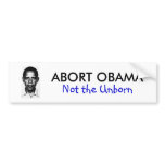 ABORT OBAMA BUMPER STICKER bumper stickers