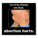 Abortion Hurts posters by TheCatholicShop Abortion Hurts posters