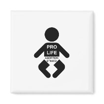 Abortion Stinks Fridge Magnet