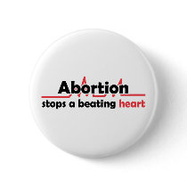 Abortion stops a beating heart buttons by bbdesignsco Abortion stops a beating heart buttons