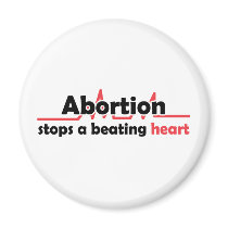 More Abortion stops a beating heart refrigerator magnet Zazzle Magnets gift ideas Abortion stops a beating heart refrigerator magnet Zazzle Magnets