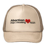 Abortion Stops a Beating Heart, Pro-Life hats