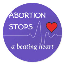 "Abortion Stops a Beating Heart" stickers by cowboyannie "Abortion Stops a Beating Heart" stickers