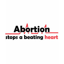More Abortion stops a beating heart shirt Zazzle Shirts gift ideas Abortion stops a beating heart shirt Zazzle Shirts