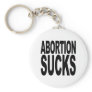 Abortion Sucks Keychains