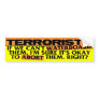 Abortion VS Waterboarding Bumper Sticker