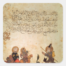 Abou Zayd meets some merchants Stickers
