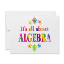About Algebra Custom Announcement