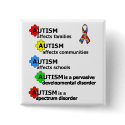 ABOUT AUTISM buttons
