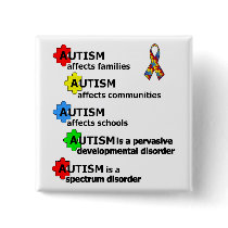 ABOUT AUTISM buttons
