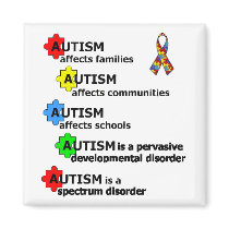ABOUT AUTISM magnets by kokobaby ABOUT AUTISM magnets